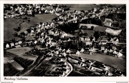 CPA Mainburg im Hallertau Niederbayern, Fliegeraufnahme