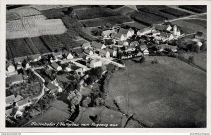CPA Meilenhofen Mainburg im Hallertau Niederbayern, Fliegeraufnahme