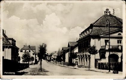 CPA Penzberg in Oberbayern, Straße, Häuser