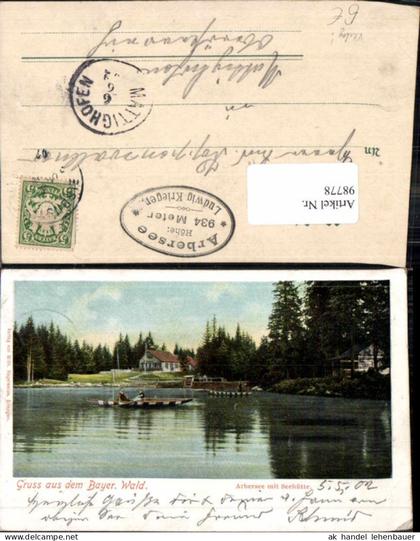 Eisenstein Gruss aus d. Bayrischen Wald Arbersee Mattighofen 1902