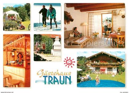 Hammer Siegsdorf Gaestehaus Traun Swimming Pool Grillplatz Skilanglauf