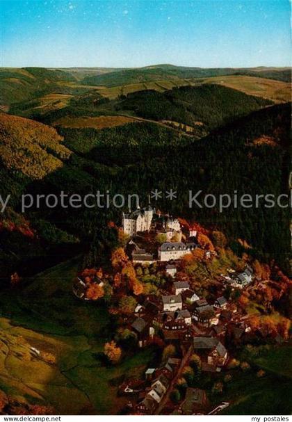 Lauenstein Oberfranken Burg Lauenstein Fliegeraufnahme