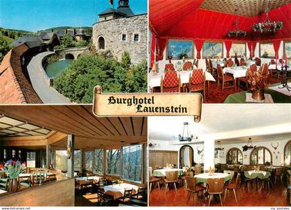 Lauenstein Oberfranken Burghotel Lauenstein Gastraeume