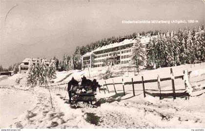 Mittelberg Oy Allgaeu Kinderheilstaette Mittelberg Pferdeschlitten