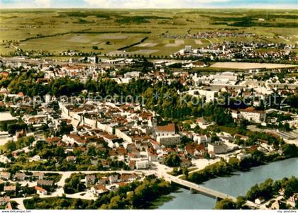Muehldorf Inn Fliegeraufnahme