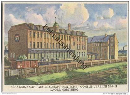Nürnberg - Grosseinkaufs-Gesellschaft Deutscher Konsumvereine M.B.H - Lager - Ansichtskarte Großformat