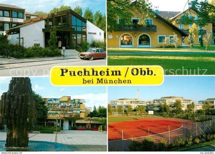 Puchheim Fuerstenfeldbruck Oberbayern Rathaus Sportplatz