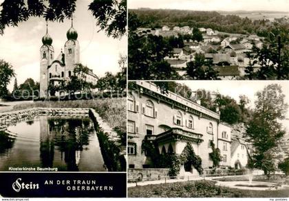 Stein Traun Klosterkirche Baumburg Panorama