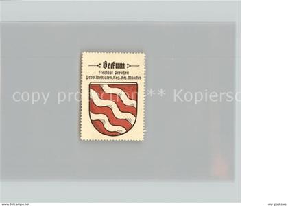 41558564 Beckum Westfalen Wappen Freistaat Preussen Beckum