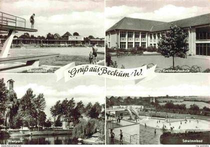 Beckum  Westfalen Schwimmbad Kreisberufsschule Westpark S