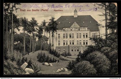 AK Beelitz /Mark, Blick zum Alpenhaus