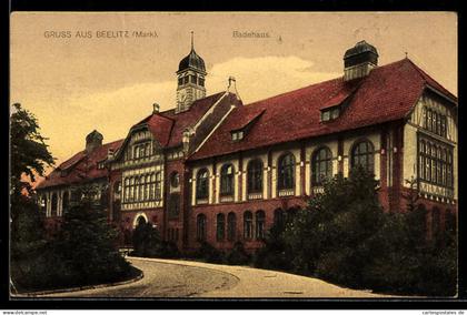 AK Beelitz /Mark, Totalansicht vom Badehaus