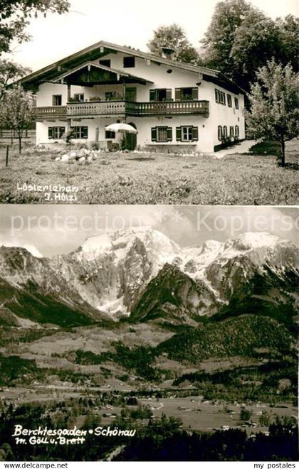 BERCHTESGADEN Bayern Loeslerlehen Berchtesgaden-Schoenau m. Goell u. Brett