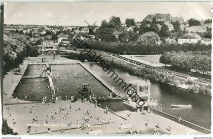 Hamburg-Bergedorf - Badeanstalt - Foto-Ansichtskarte - Verlag Rud. Reher Hamburg