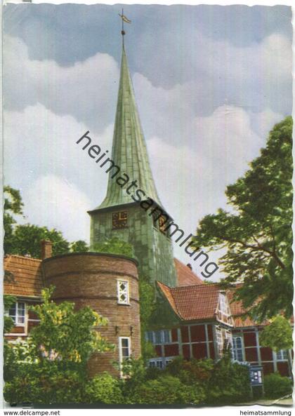 Hamburg-Bergedorf - Kirche und Hasseturm - Verlag Rud. Reher Hamburg