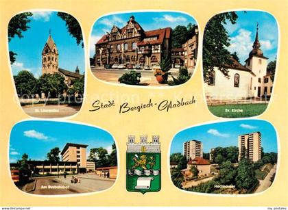 Bergisch Gladbach Evangelische Kirche Busbahnhof Rathaus