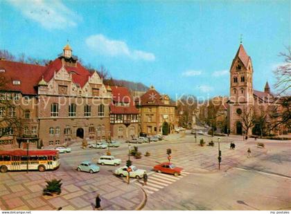 Bergisch Gladbach Marktplatz Rathaus Kirche