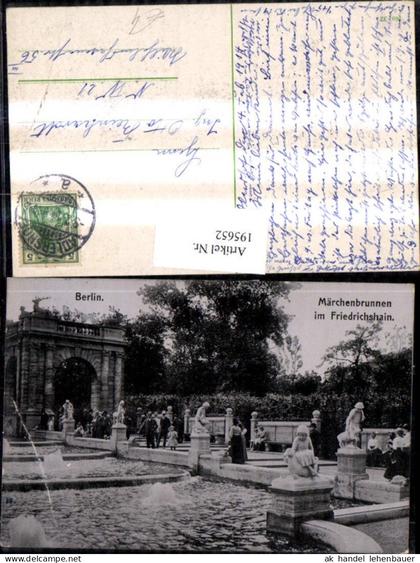 195652,Berlin Märchenbrunnen Brunnen im Friedrichshain