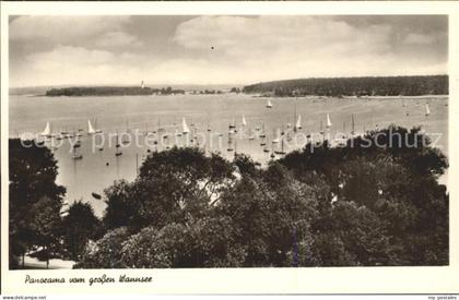 42051303 Wannsee Panorama grosser Wannsee Wannsee