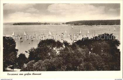 42051304 Wannsee Panorama grosser Wannsee Wannsee