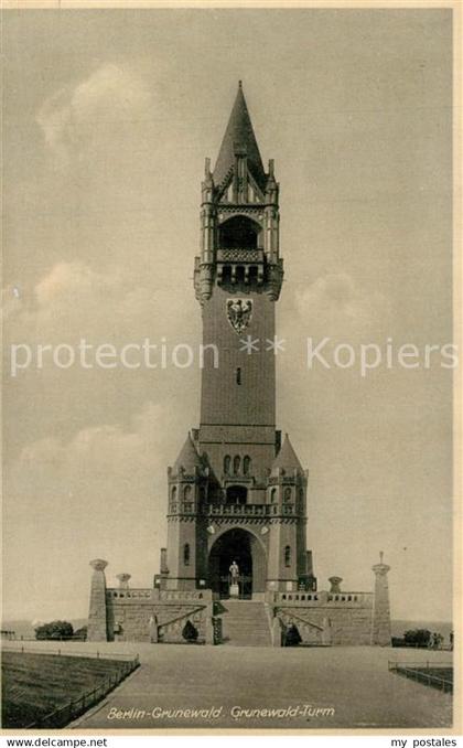 43368041 Grunewald Berlin Saewert's Grunewald Turm Kaiser Wilhelm Turm auf dem K