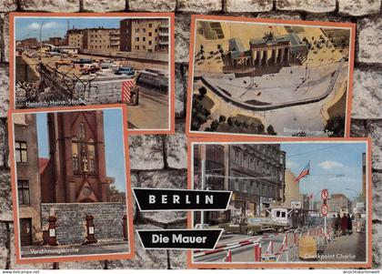 Berlin Berliner Mauer Mehrbildkarte ngl #186.111