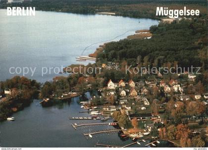 Berlin Mueggelsee Fliegeraufnahme