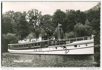 Berlin - Salonschiff Pik-AS - Foto-Ansichtskarte