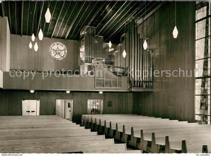 Berlin Schuke Orgel Kaiser Friedrich Gedaechtniskirche Architekt Prof. Lemmer
