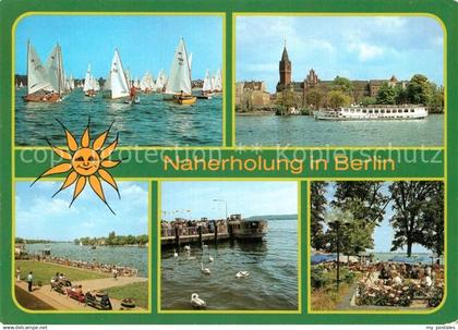 Berlin Segelregatta Mueggelsee Koepenick Rathaus Regattastrecke Anlegestelle Wei