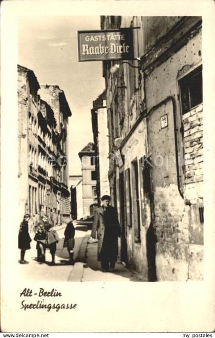 Berlin Sperlingsgasse Alt Berlin
