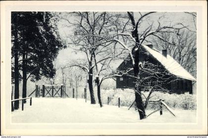 CPA Berlin Köpenick, Forsthaus Müggelsee im Winter