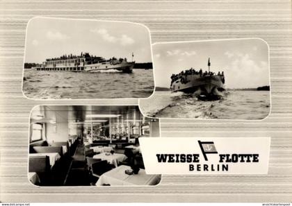 CPA Berlin Köpenick, Weiße Flotte, Müggelsee, Speisesalon, Salondampfer