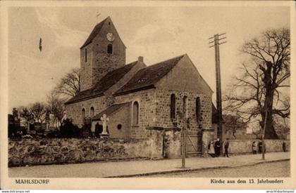CPA Berlin Marzahn Mahlsdorf, Kirche aus d. 13. Jahrhundert