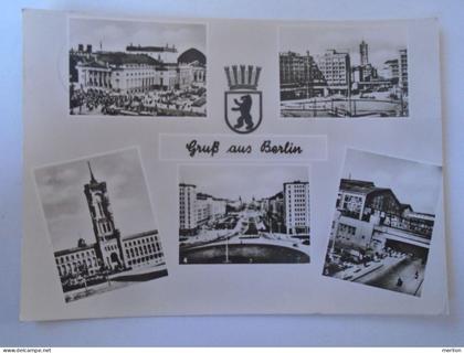 D197699    AK   GERMANY  -  Berlin-  1958 cancel Premnitz    sent to Hungary Liptay