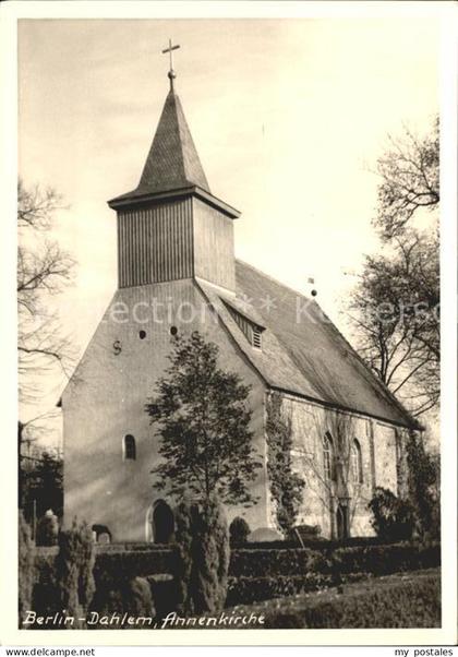 Dahlem Berlin Annenkirche