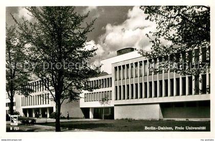 Dahlem Berlin Freie Universitaet