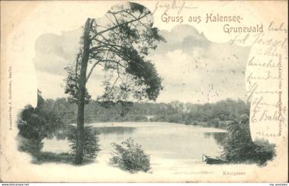 Grunewald Berlin [Stempelabschlag] Halensee