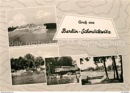 Schmoeckwitz Fahrgastschiff Zeuthener See Gaststaette Kanufahren