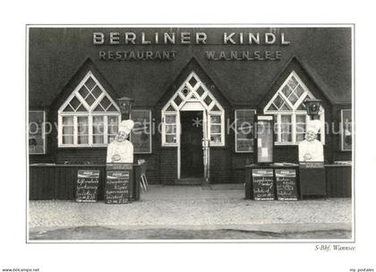 Wannsee Berliner Kindl Restaurant Wannsee