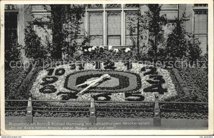 Bernburg Saale Blumenuhr