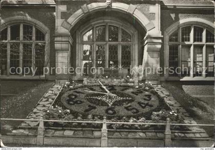 Bernburg Saale Blumenuhr