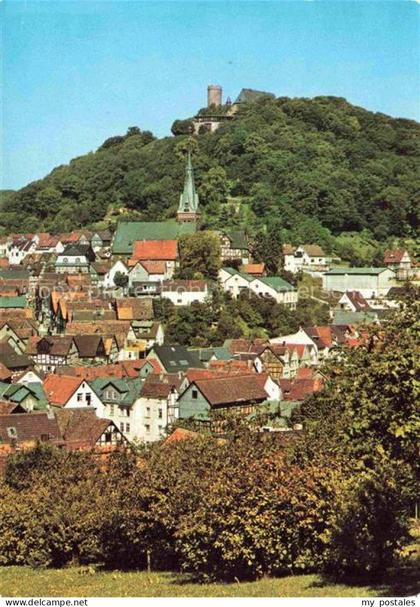 Biedenkopf Lahn Hessen Panorama mit Schloss
