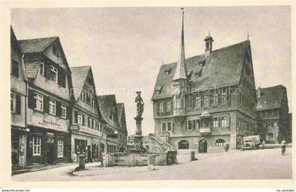 Bietigheim-Bissingen Enz BW Marktplatz Brunnen