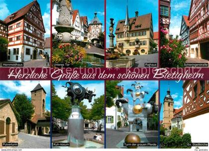 Bietigheim-Bissingen Pulverturm Rathaus evangelische Kirche