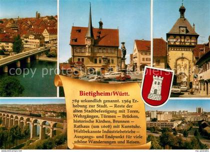 Bietigheim-Bissingen Rathaus Eisenbahnbruecke