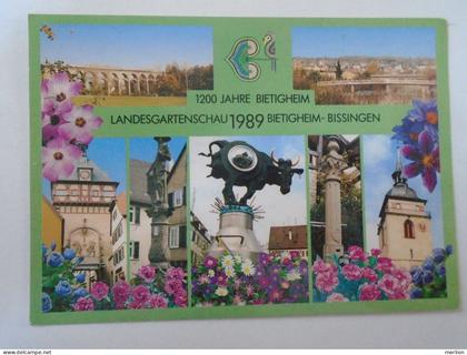 D197595  Bietigheim-Bissingen - Landesgartenschau 1989 - 1200 Jahre Bietigheim      sent to Hungary