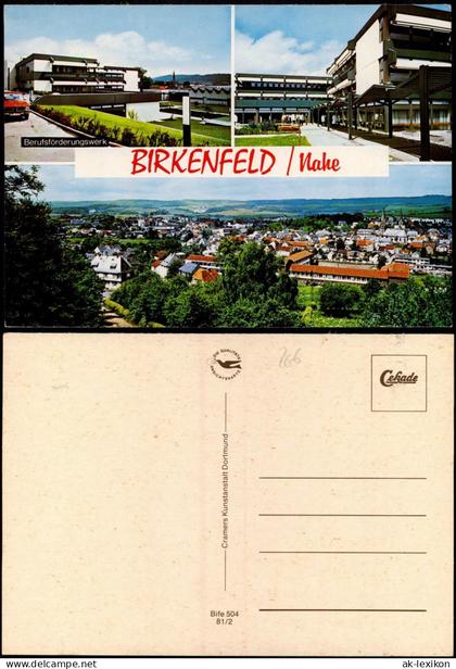 Birkenfeld (Nahe) Mehrbildkarte Ortsansichten u.a. Berufsförderungswerk 1981