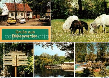 43352609 Birkenwerder HOG Briesekrug Ponyzucht Wanderwegweiser Gaststaette Bodde