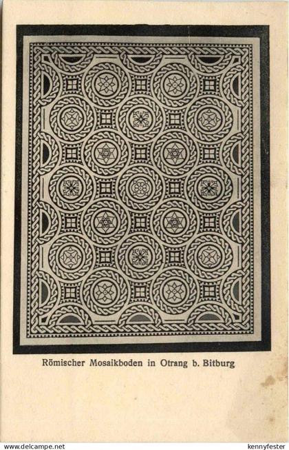 Römischer Mosaikboden in Otrang bei Bitburg